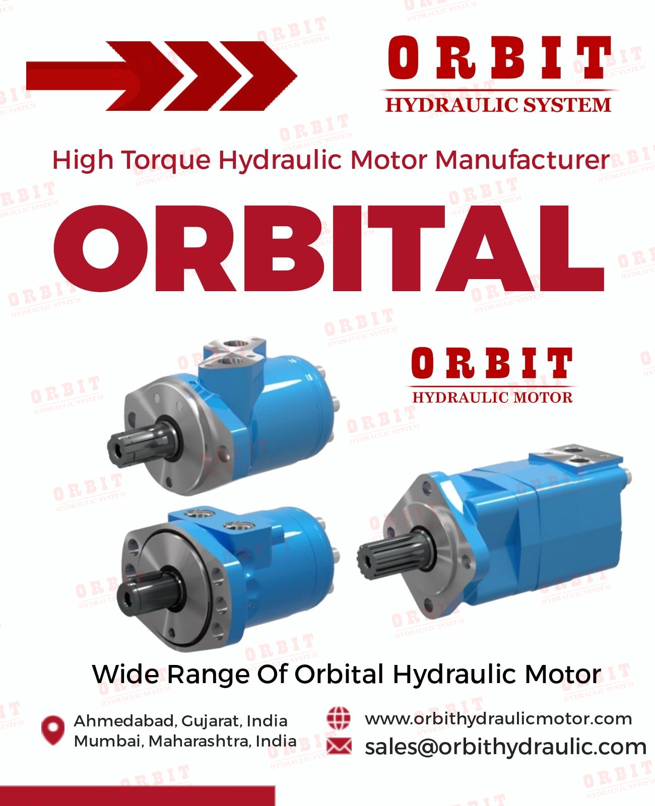 OMRX- 400 11186188 White Hydraulic Motor